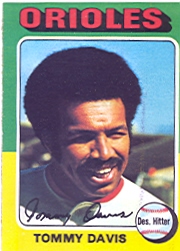 1975 Topps Mini Baseball Cards      564     Tommy Davis